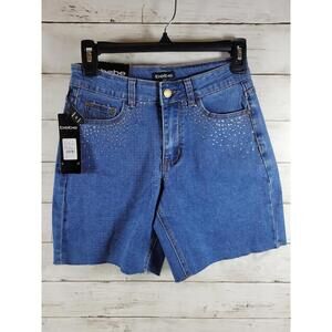 BEBE Denim Shorts Size 0/25 NEW Women's Casual Summer